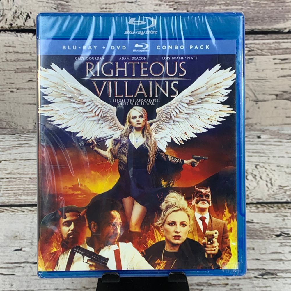 Righteous Villains [Blu-ray 2020] DVD Combo Pack Action‎ Movie Film Sealed